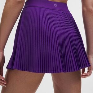 lululemon athletica Purple Pleated Skater Skirt